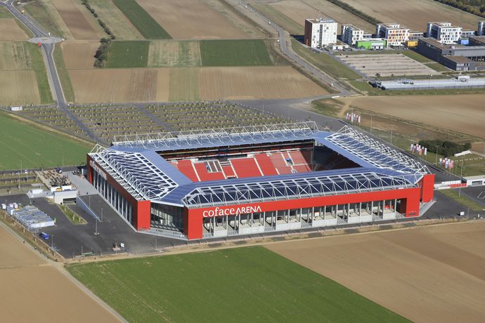 Solaranlage Fußballstadion Mainz