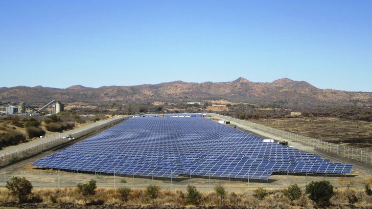 Solarpark Rustenberg Südafrika